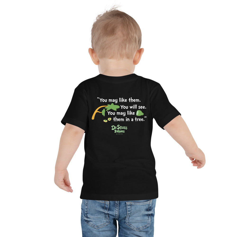 Green Eggs and Ham Quote Toddler T Shirt
