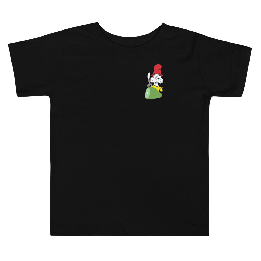Dr. Seuss Babies Green Eggs & Ham Toddler T Shirt Black