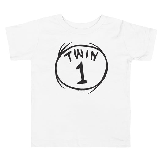 Twin 1 Toddler T Shirt White
