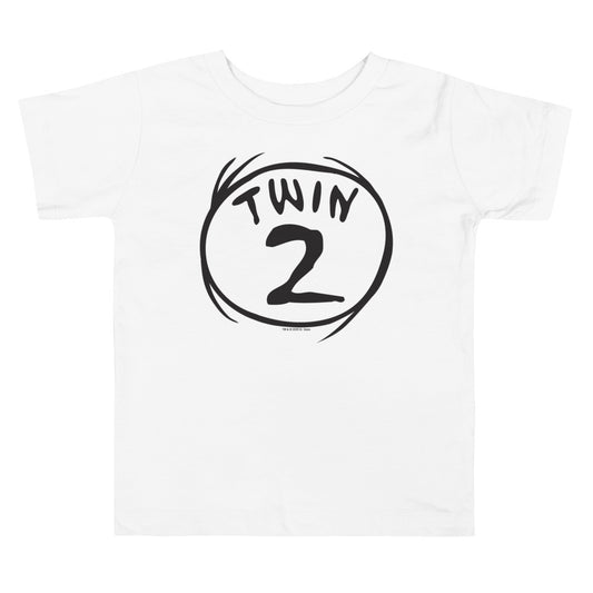 Twin 2 Toddler T Shirt White