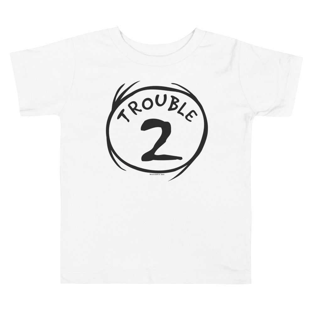 The Cat in the Hat Trouble 2 Toddler T Shirt Toddler Short Sleeve T-Shirt White