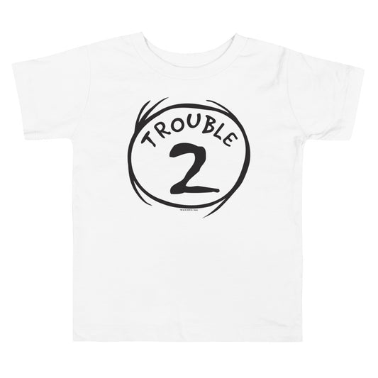 The Cat in the Hat Trouble 2 Toddler T Shirt Toddler Short Sleeve T-Shirt White