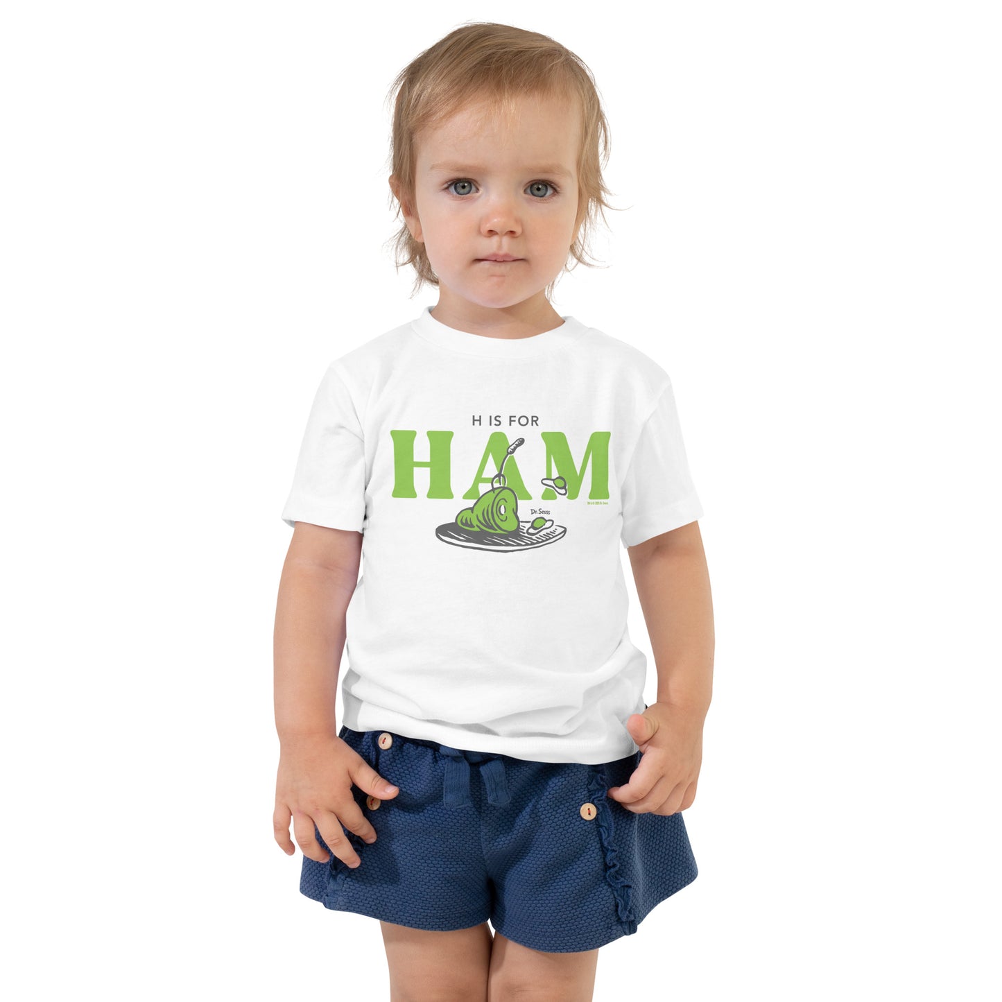 Green Eggs And Ham Toddler T-Shirt H Is For Ham