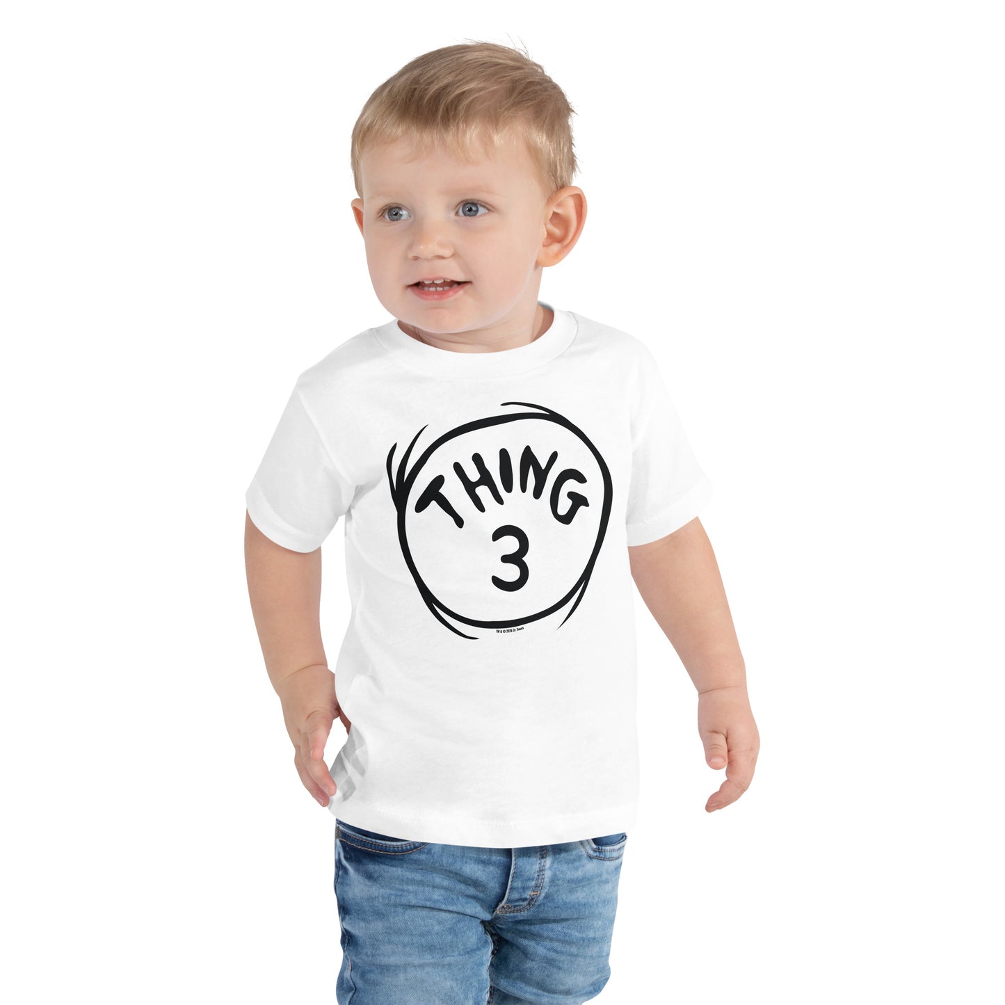 The Cat in the Hat Toddler T-Shirt Thing Three