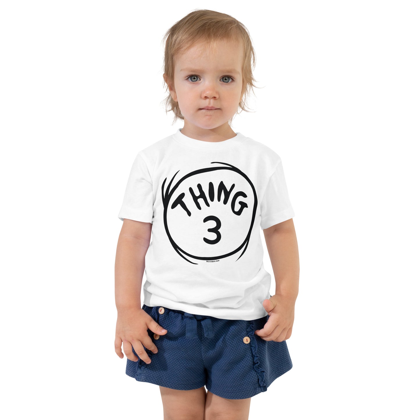 The Cat in the Hat Toddler T-Shirt Thing Three