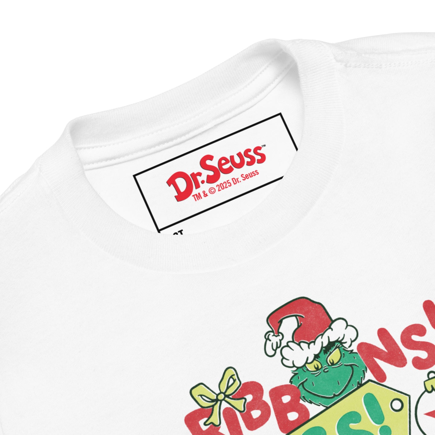 The Grinch Ribbons, Tags, Packages, Boxes, Bags Toddler T-Shirt