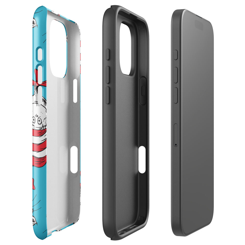 The Cat in the Hat Pattern iPhone Tough Case