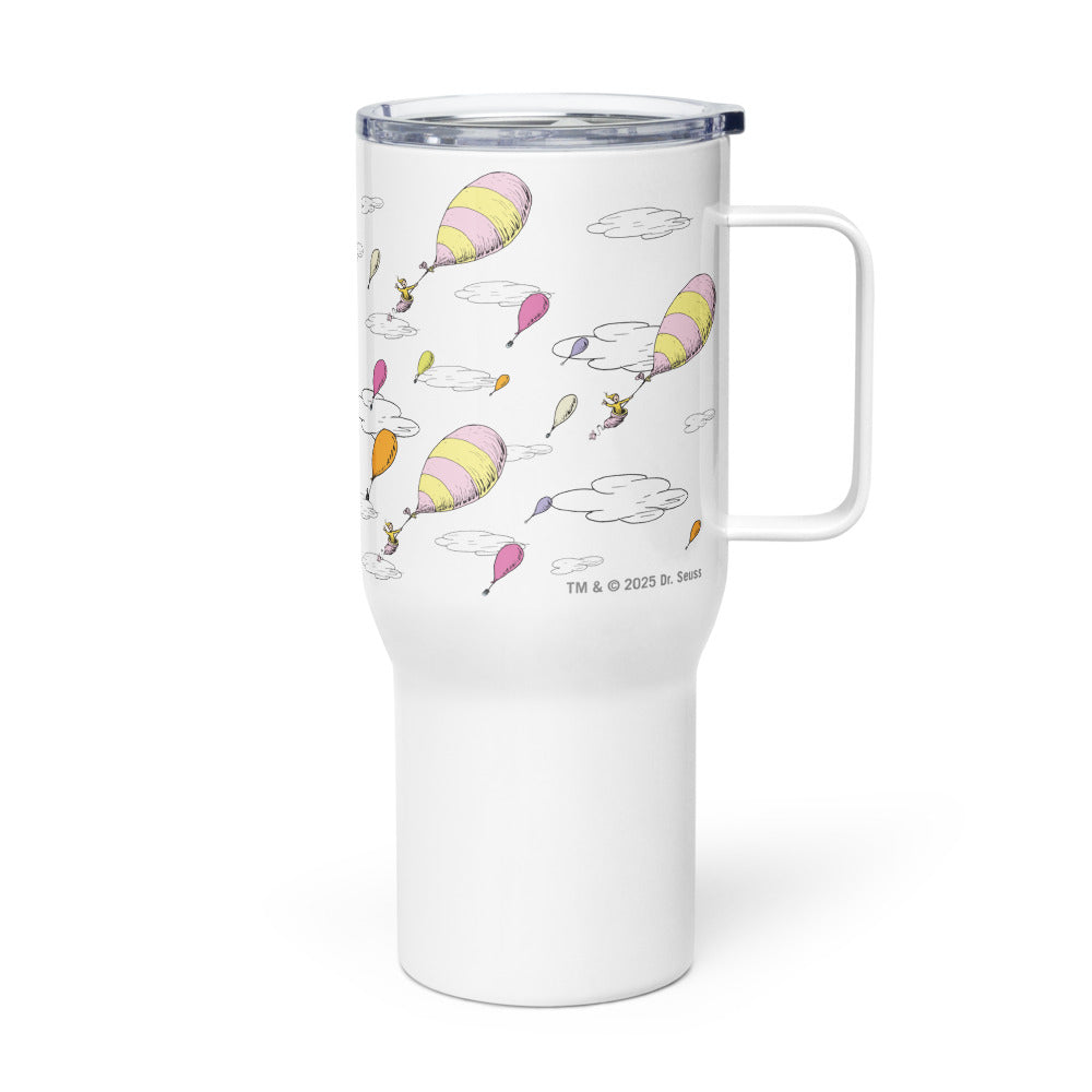 Oh the Places You'll Go Travel Mug with a Handle 25 oz