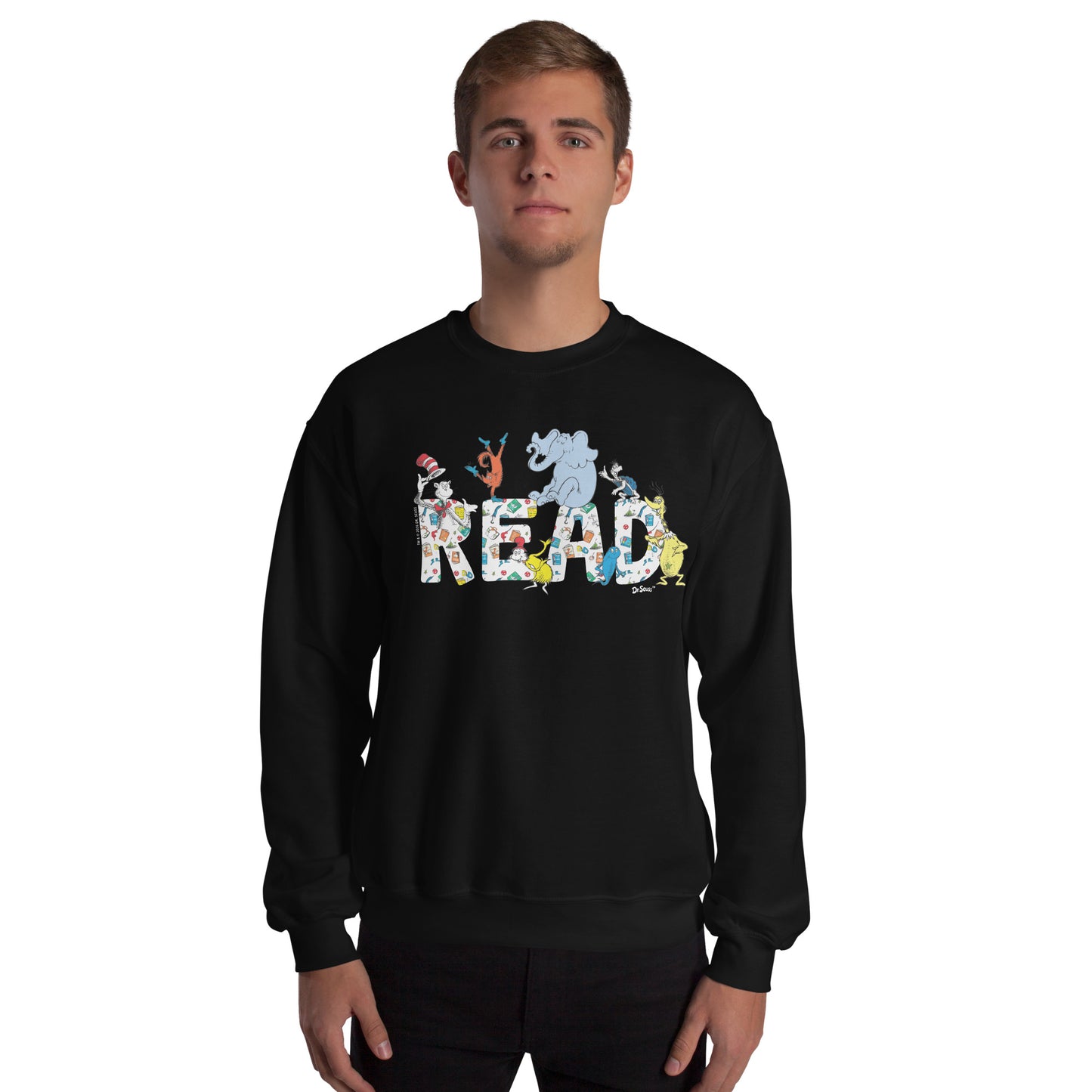Dr. Seuss Sweatshirt Characters "READ"