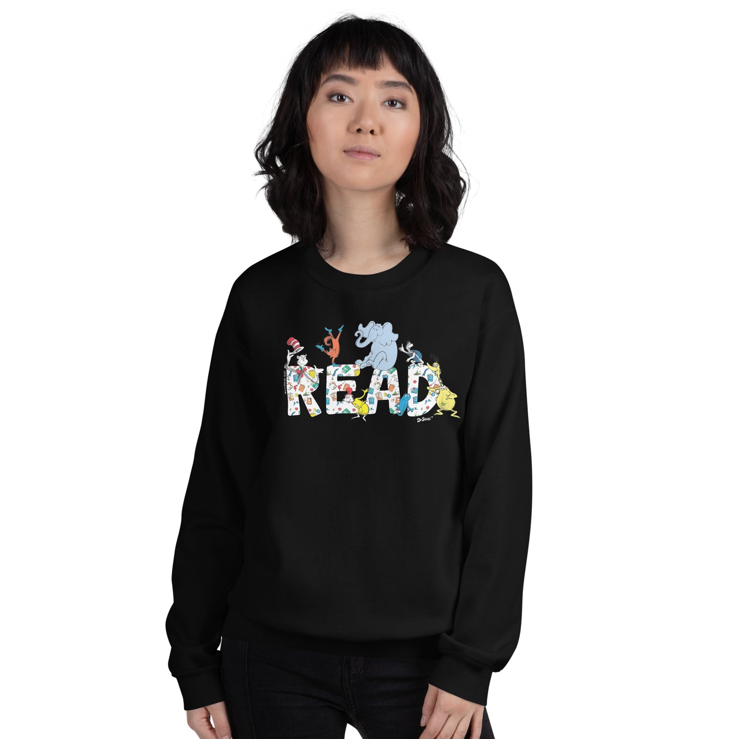 Dr. Seuss Sweatshirt Characters "READ"