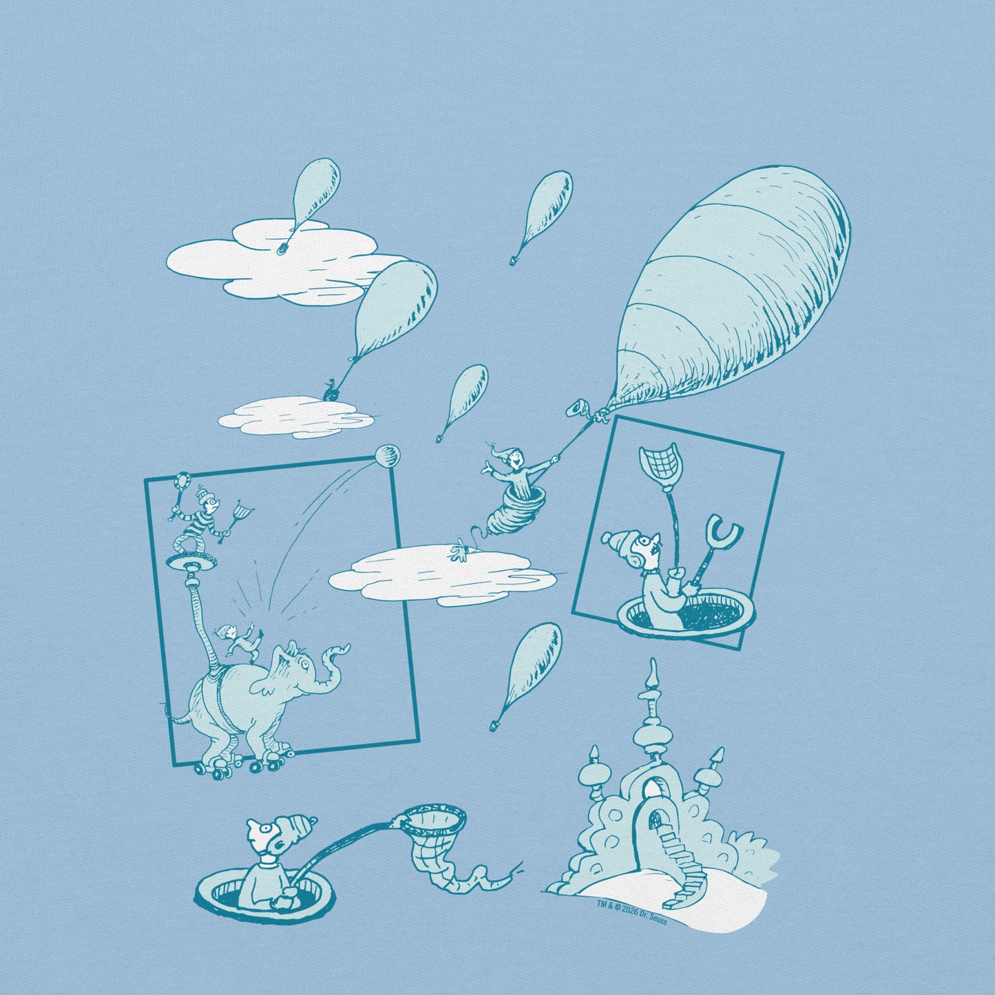 Oh, the Places You’ll Go! Sweatshirt Collage