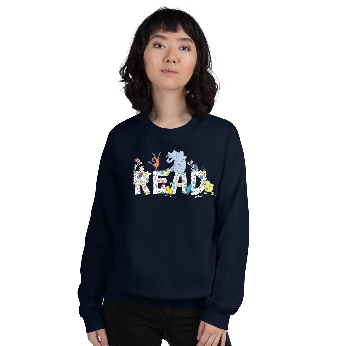 Dr. Seuss Sweatshirt Characters "READ"