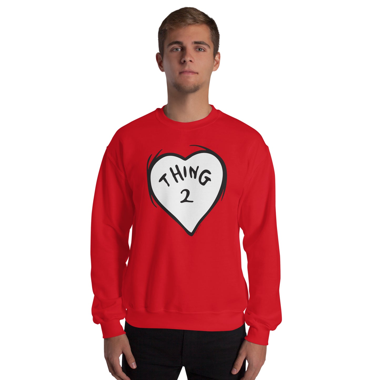 The Cat in the Hat Sweatshirt Heart Thing Two