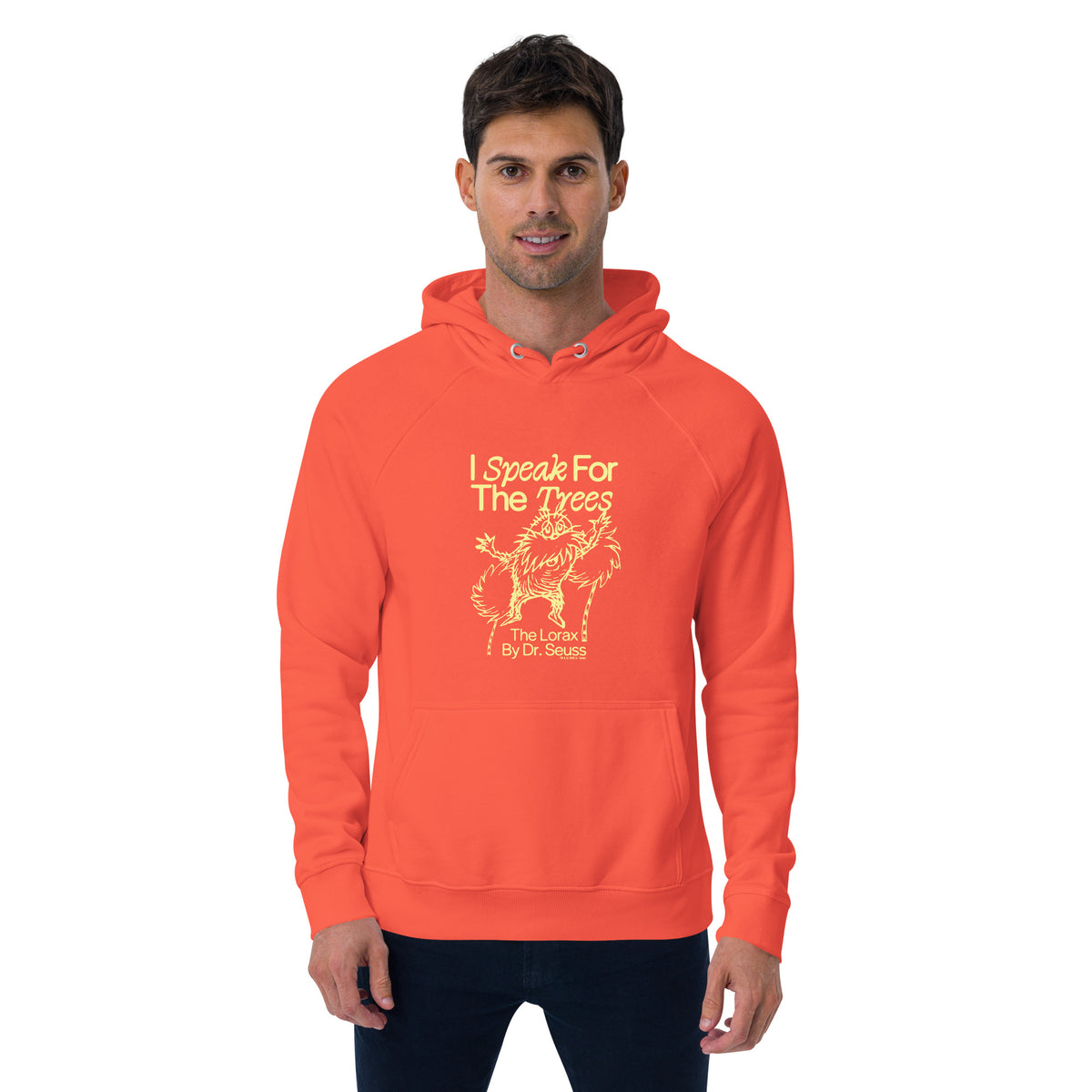 The Lorax Hoodie I Speak For The Trees - Orange