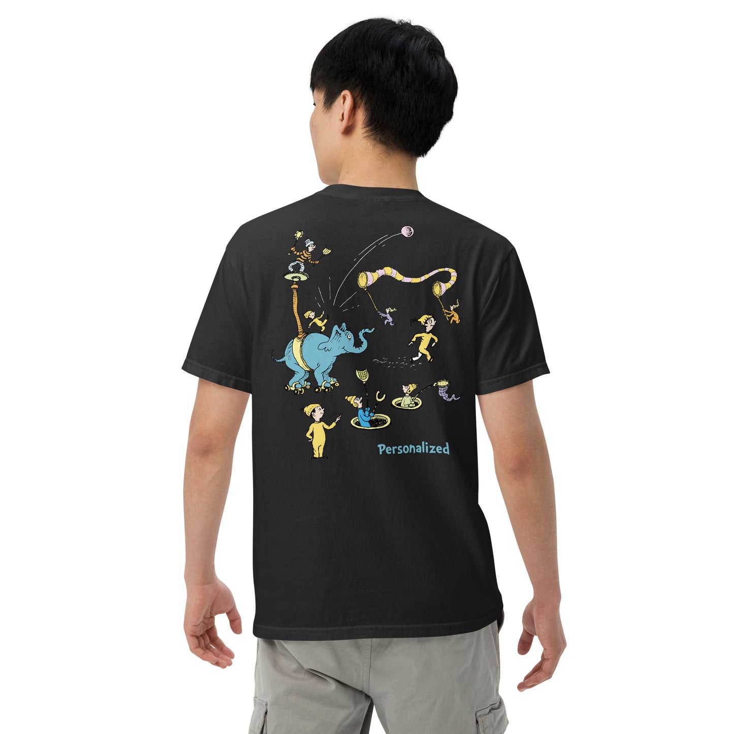 Oh! the Places You'll Go Characters Personalized Comfort Colors T-Shirt