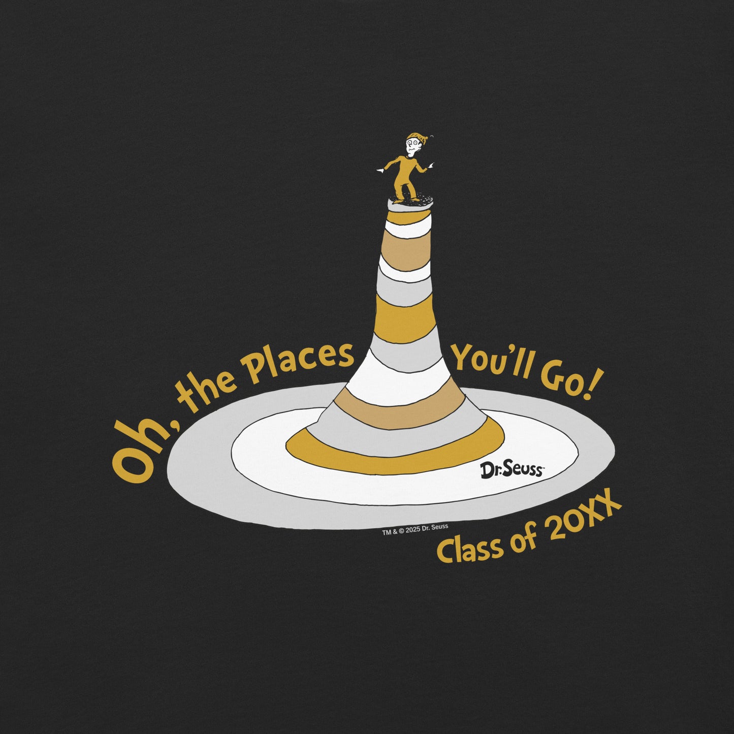 Oh, the Places You'll Go! Personalized Comfort Colors T-Shirt Graduation 2026