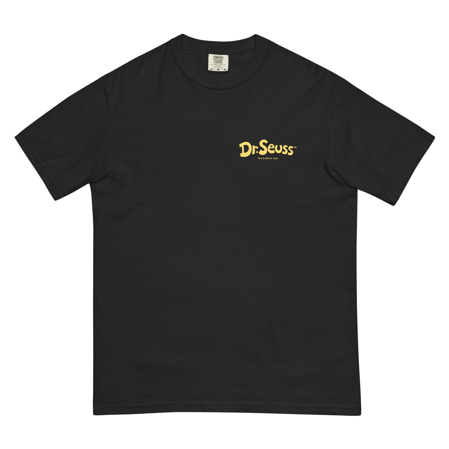 Oh! the Places You'll Go Characters Personalized Comfort Colors T-Shirt Black