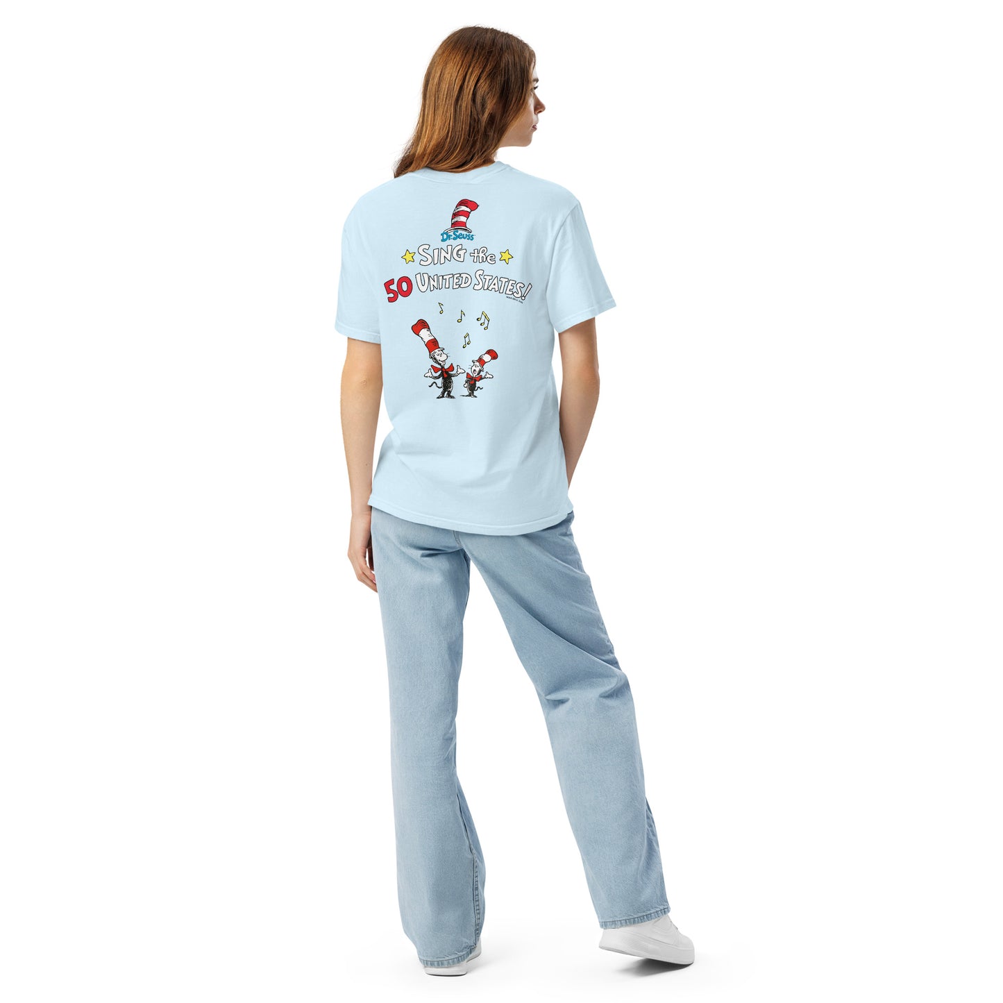 The Cat in The Hat Comfort Colors T-Shirt Sing the 50 States