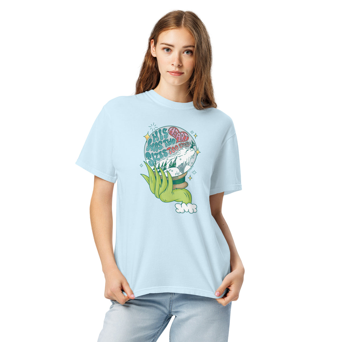 The Grinch T-Shirt His Heart Was Two Sizes Too Small