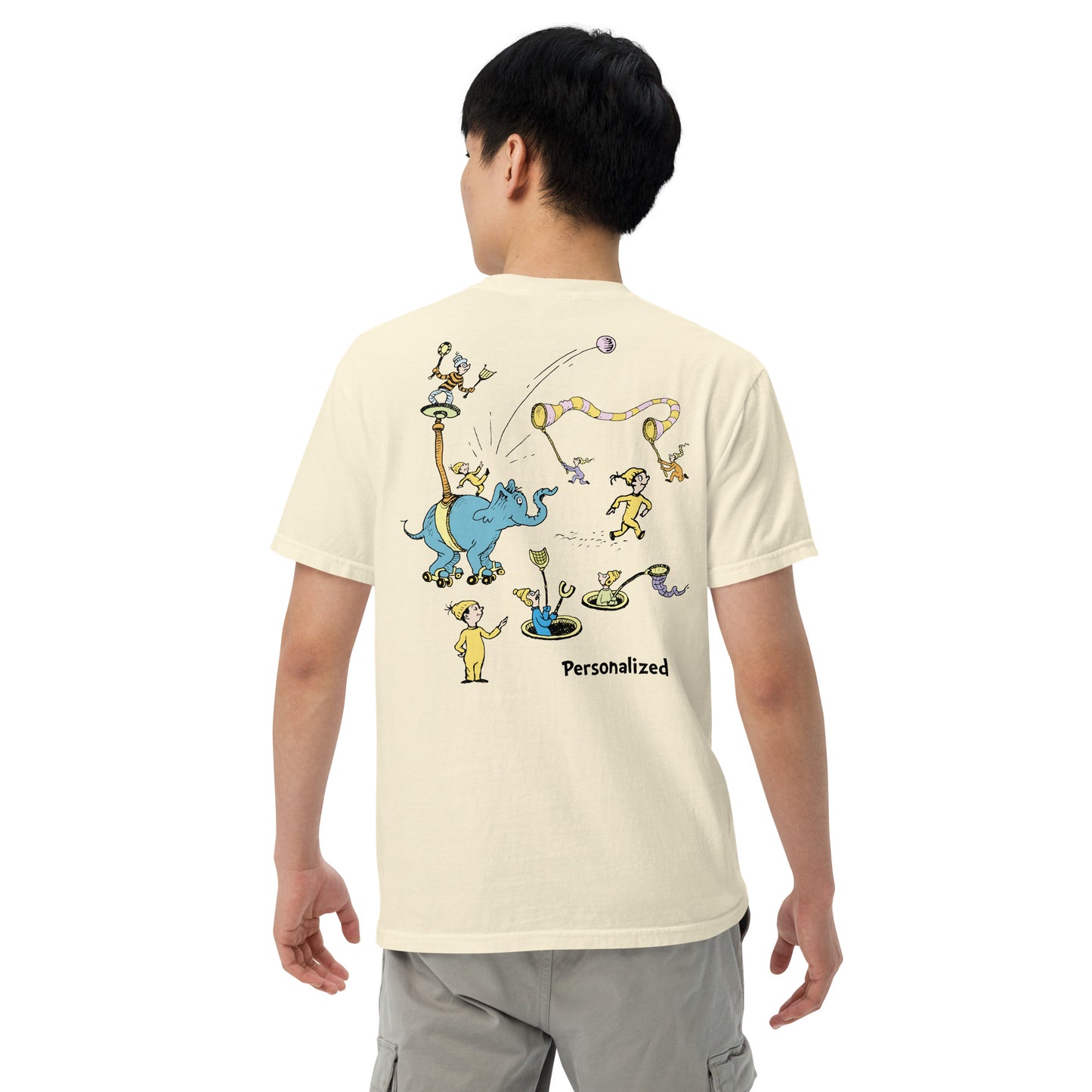 Oh! the Places You'll Go Characters Personalized Comfort Colors T-Shirt