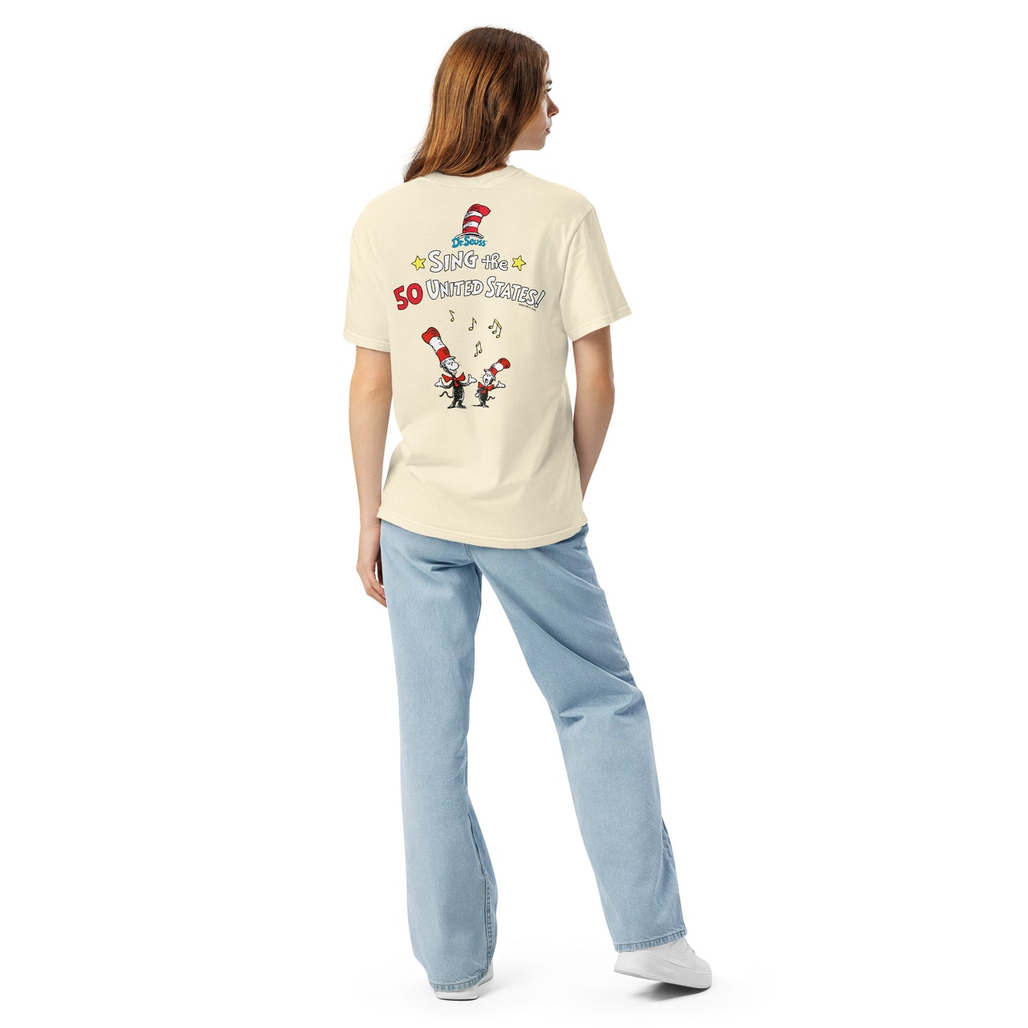 The Cat in The Hat Comfort Colors T-Shirt Sing the 50 States