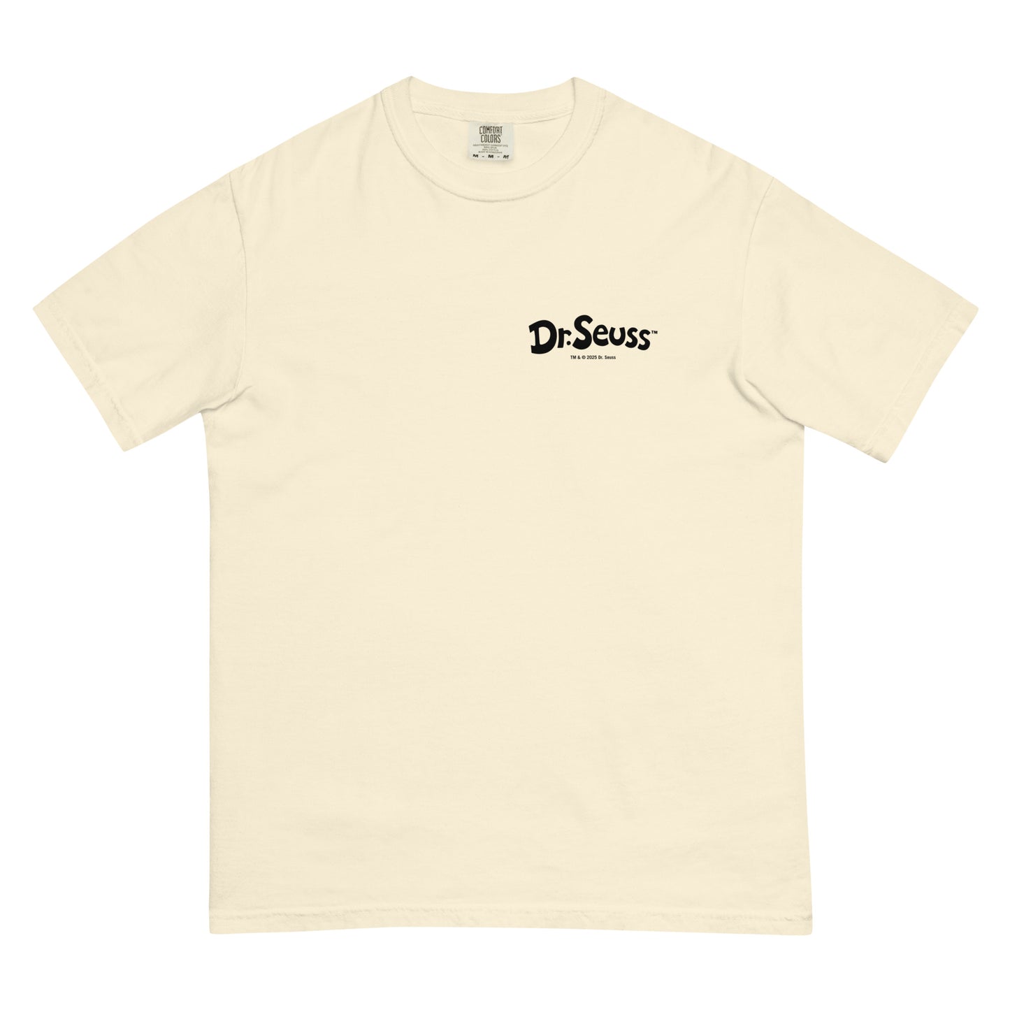 Oh! the Places You'll Go Characters Personalized Comfort Colors T-Shirt Ivory