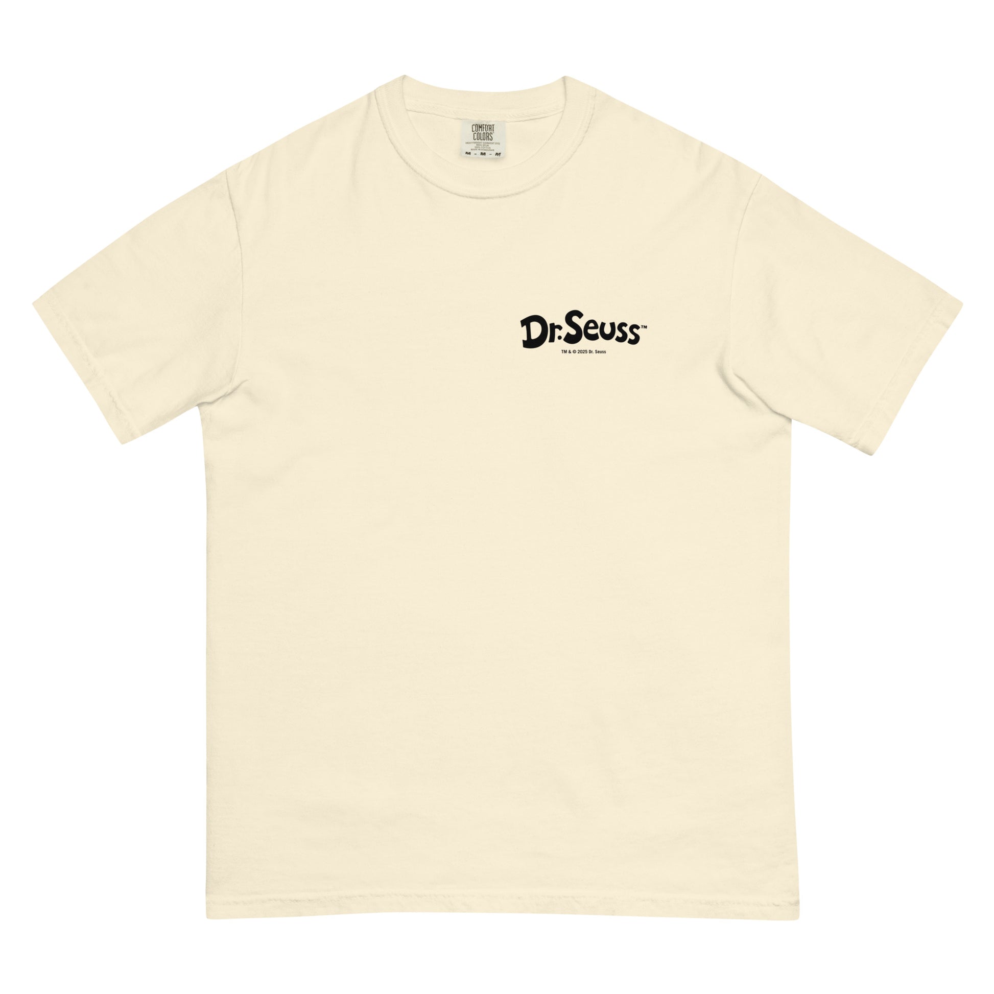 Oh! the Places You'll Go Characters Personalized Comfort Colors T-Shirt Ivory