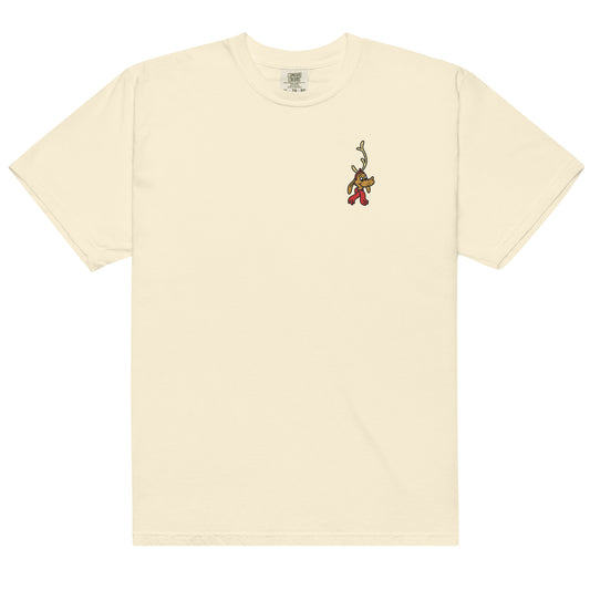 The grinch t-shirt max embroidered - ivory