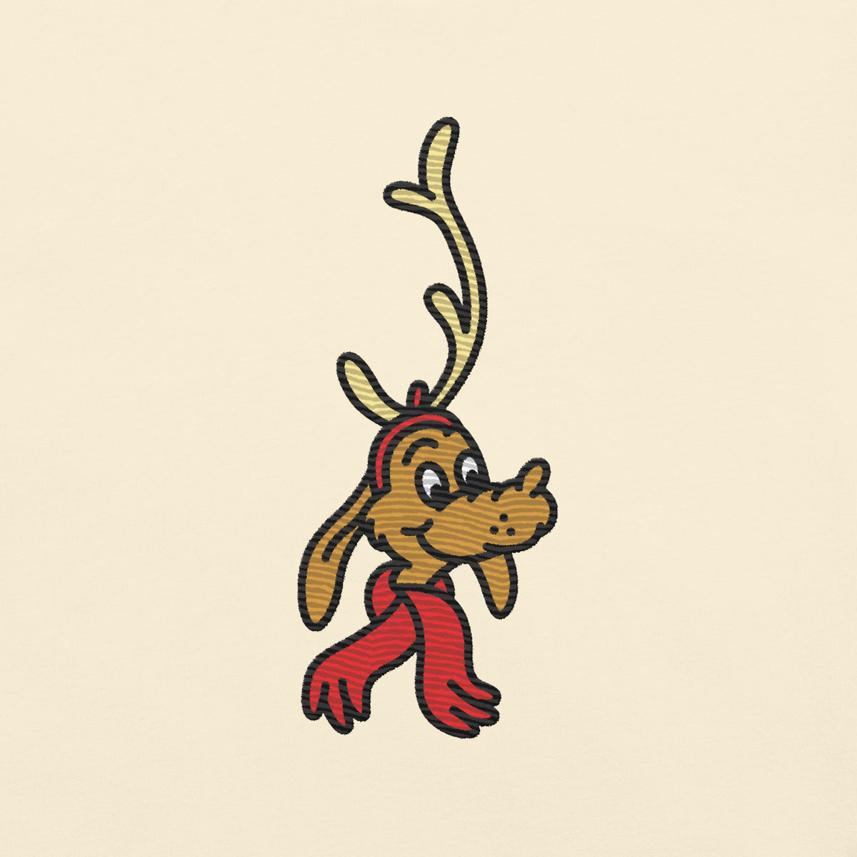 The Grinch T-Shirt Max Embroidered