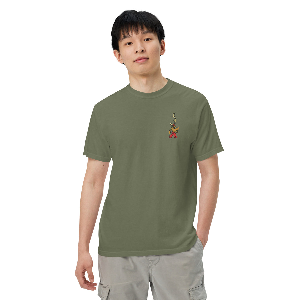 The Grinch T-Shirt Max Embroidered