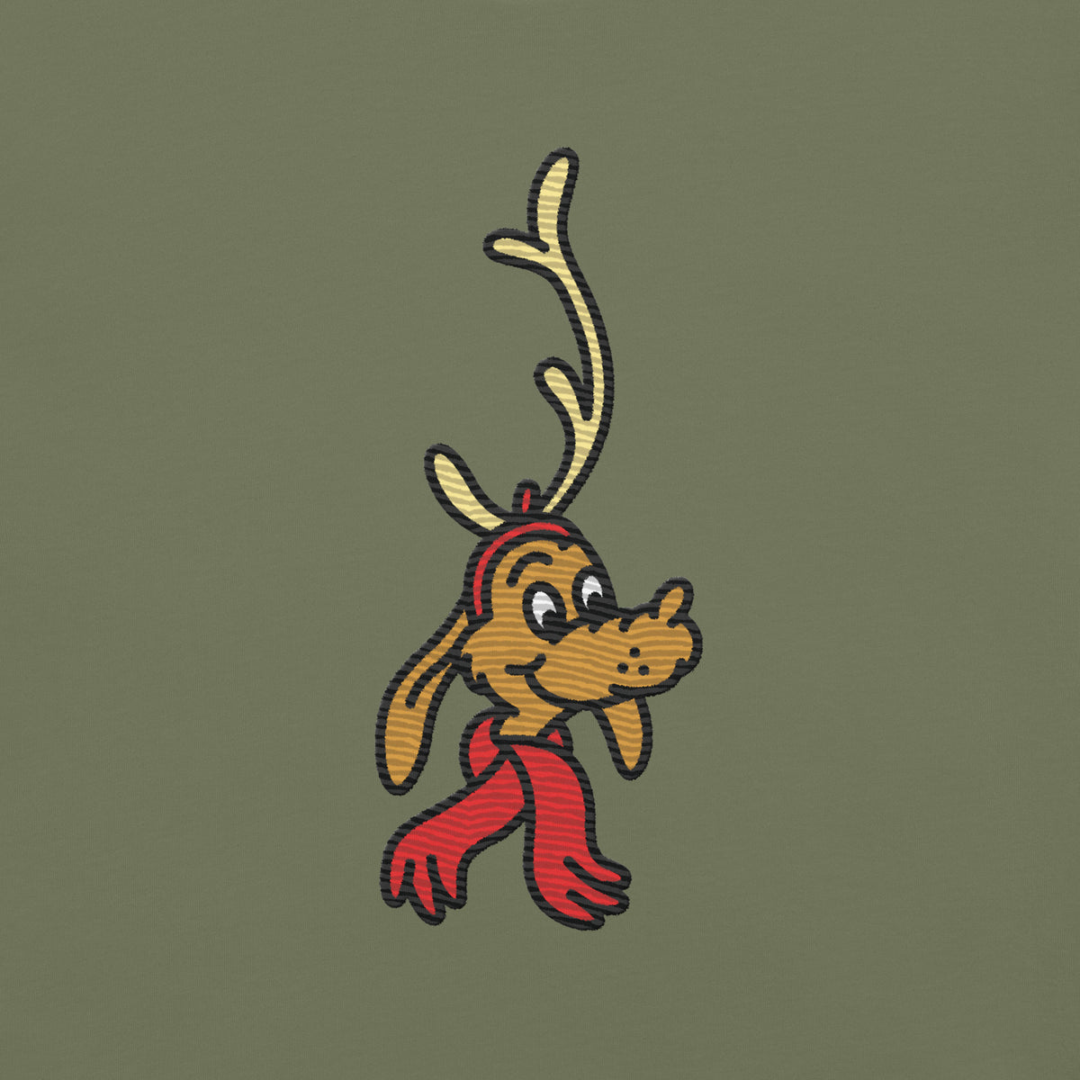 The Grinch T-Shirt Max Embroidered