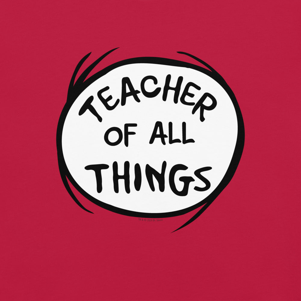 The Cat in the Hat Teacher of All Things Comfort Colors T-Shirt