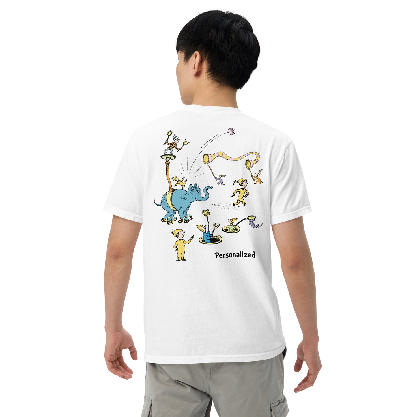 Oh! the Places You'll Go Characters Personalized Comfort Colors T-Shirt