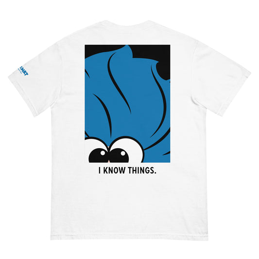 The cat in the hat t-shirt i know things - white