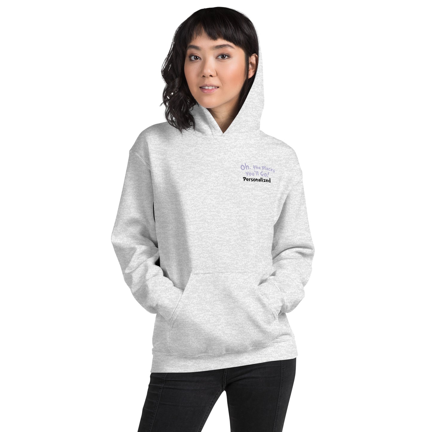 Oh! the Places You'll Go Elephants Personalized Hoodie
