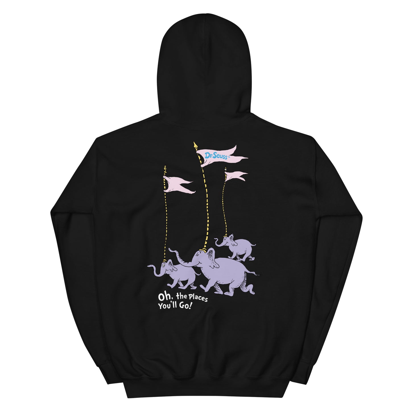 Oh! the Places You'll Go Elephants Personalized Hoodie