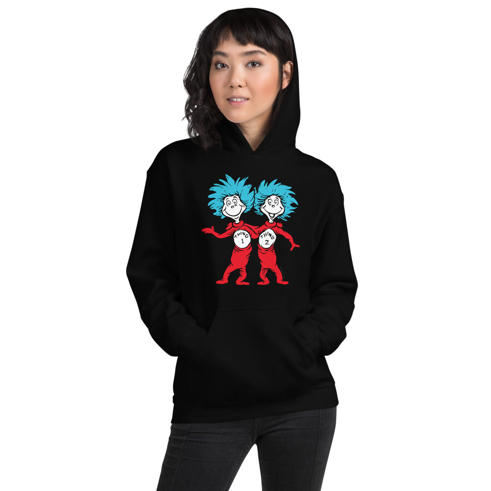 The Cat in the Hat Thing One and Thing Two Hoodie