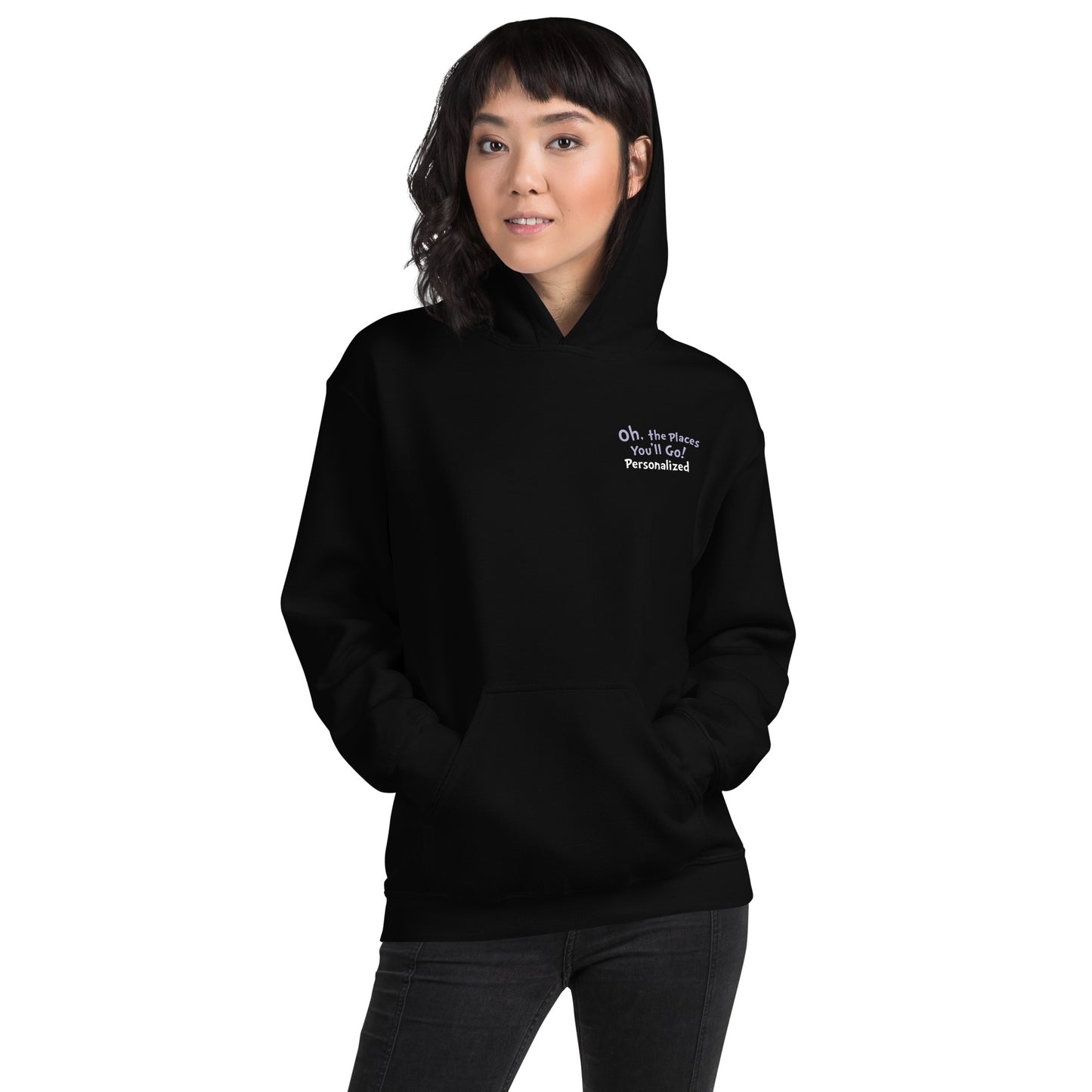 Oh! the Places You'll Go Elephants Personalized Hoodie