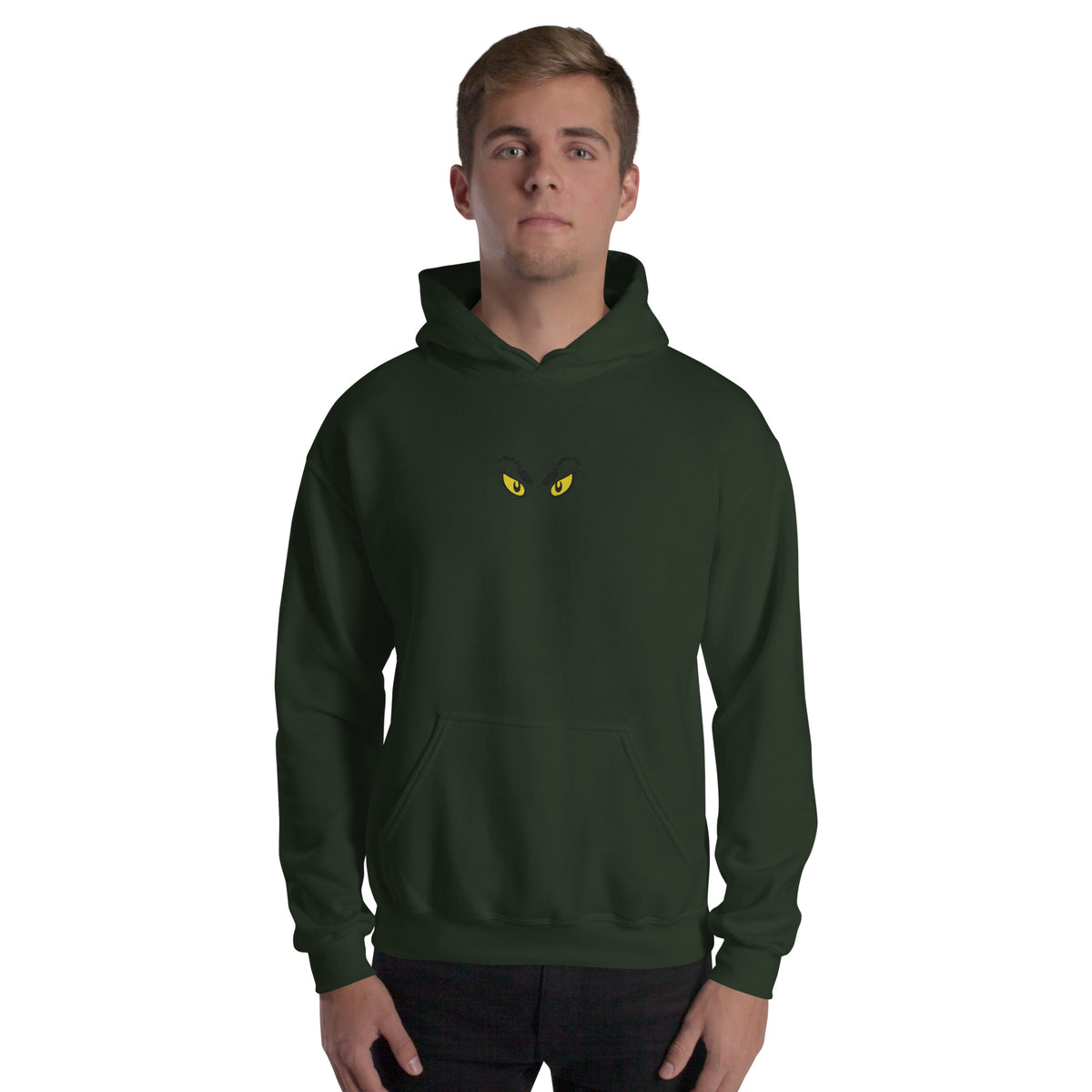 The Grinch Hoodie Eyes Embroidered