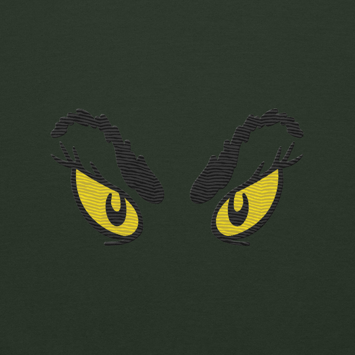 The Grinch Hoodie Eyes Embroidered