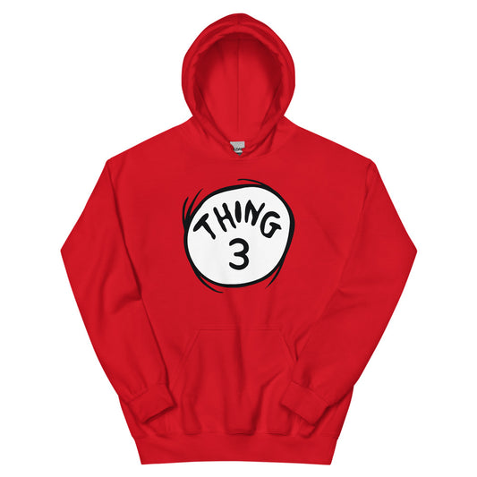 The Cat in the Hat Thing Three Hoodie