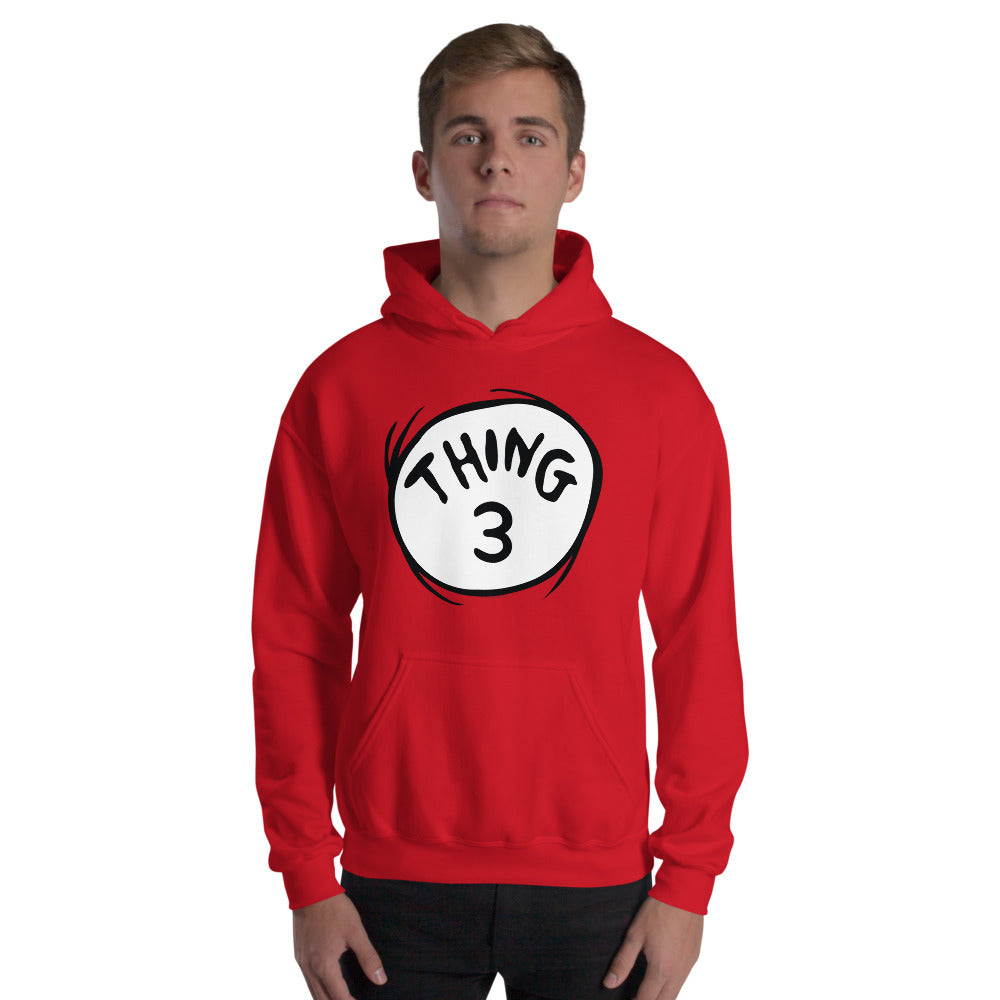 The Cat in the Hat Thing Three Hoodie