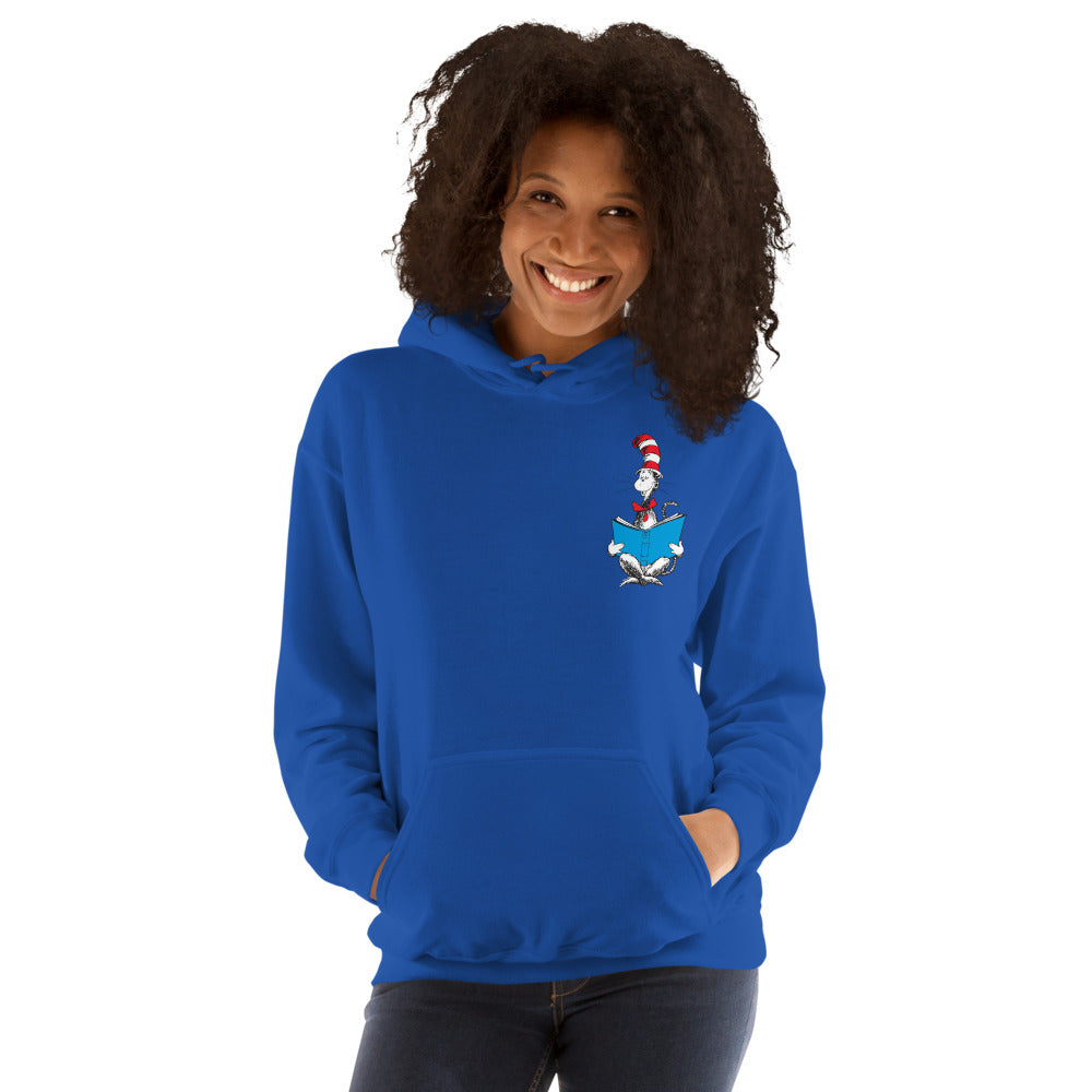 The Cat in the Hat Reading Hoodie | Cozy Dr. Seuss Apparel – Dr