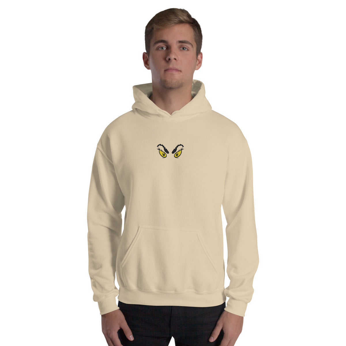 The Grinch Hoodie Eyes Embroidered
