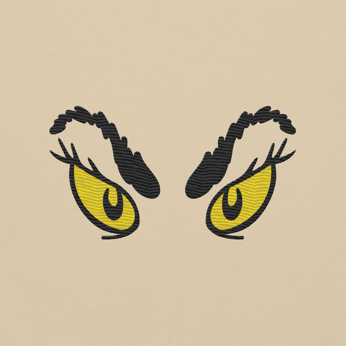 The Grinch Hoodie Eyes Embroidered