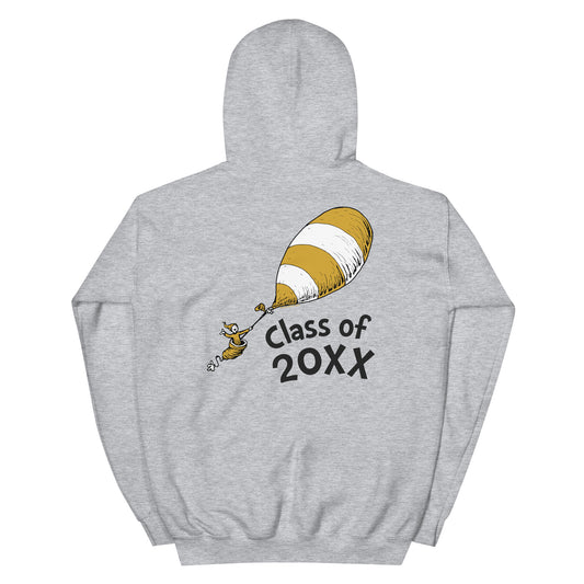 Oh, the places you'll go! personalized hoodie graduation 2026 - sport grey