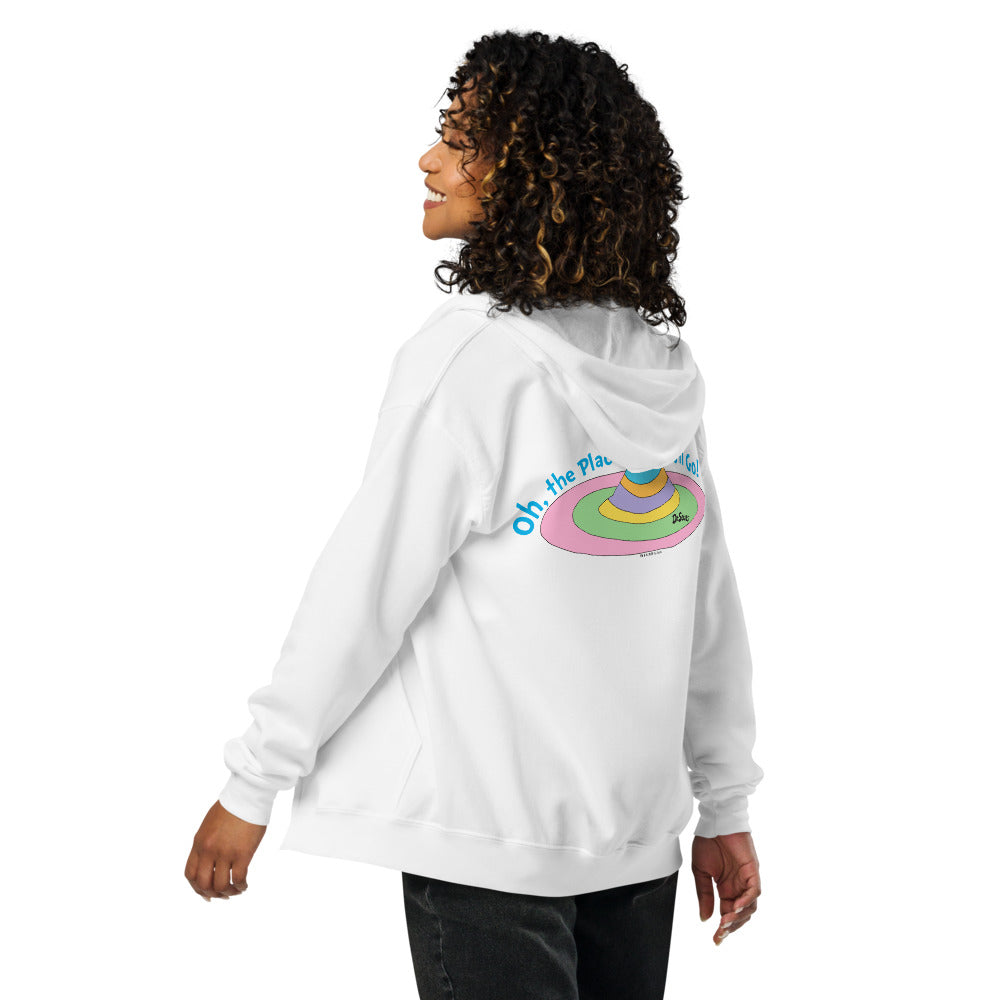 Oh the Places You'll Go Zip-Up Hoodie