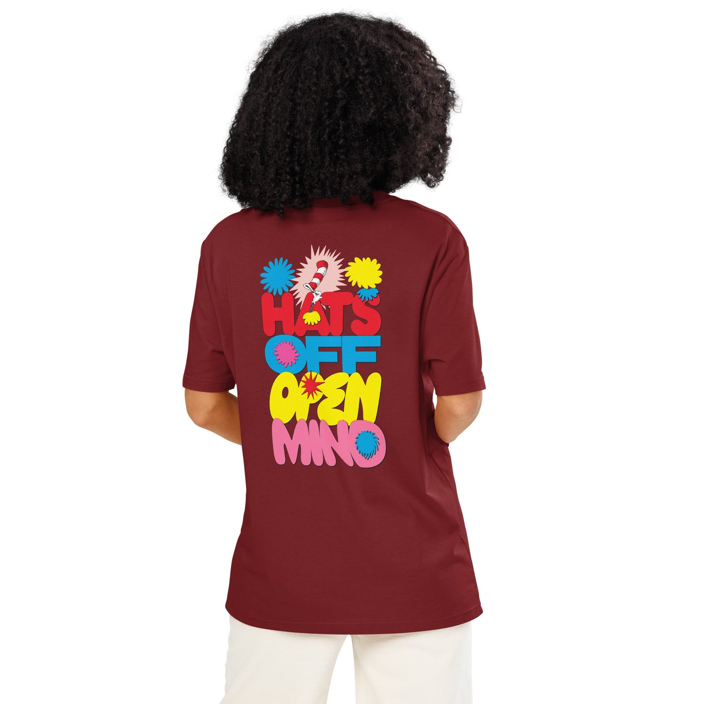 The Cat in the Hat Signature Collection T-Shirt Hats Off Open Mind