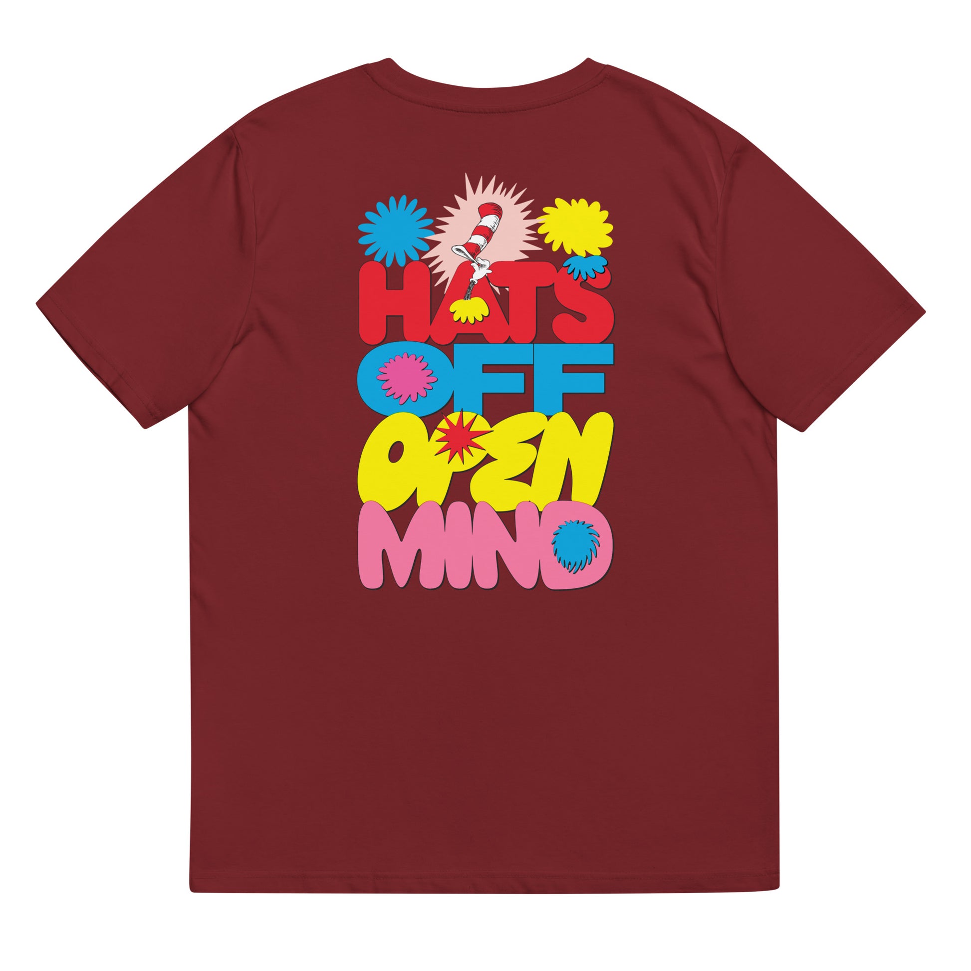 The Cat in the Hat Signature Collection T-Shirt Hats Off Open Mind