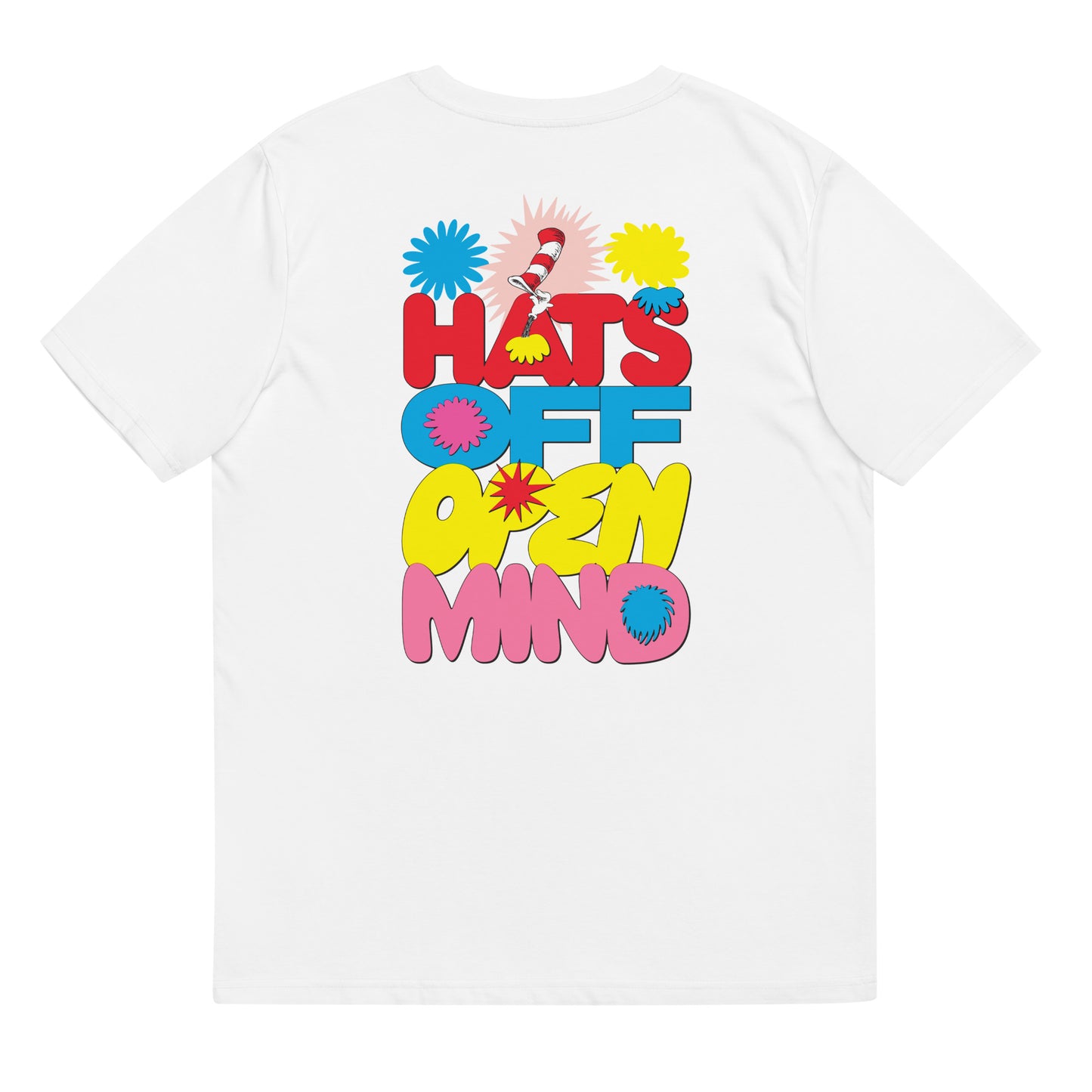 The Cat in the Hat Signature Collection T-Shirt Hats Off Open Mind